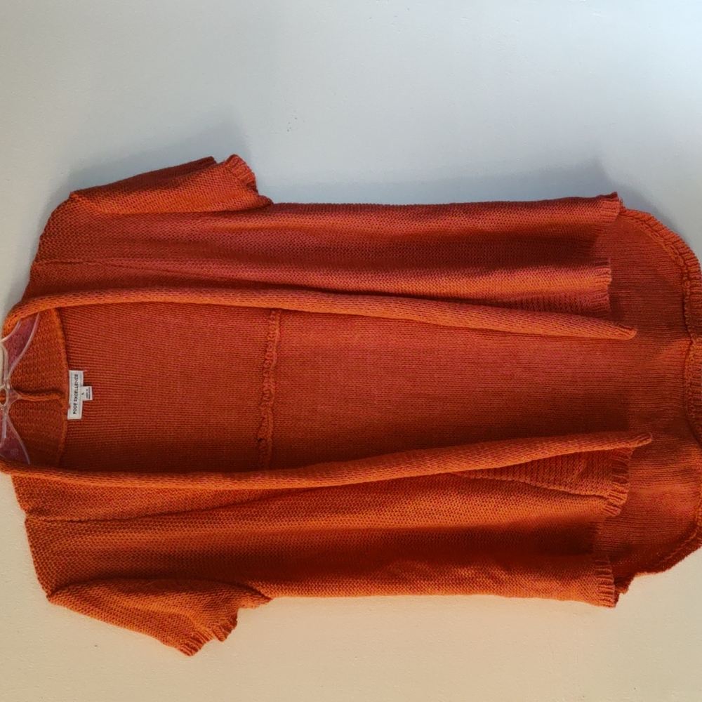 Poof Excellence Orange Cardigan